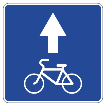 Дорожный знак 5.14.2 «Полоса для велосипедистов»